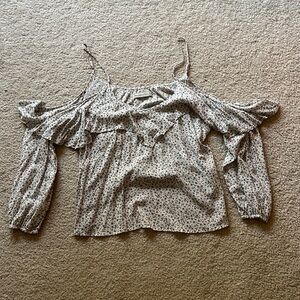 Abercrombie and Fitch Long Sleeve Floral Blouse